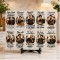 Funny Men’s Kitchen Humor Glass Cutting Board – Takeout & Dinner Quotes